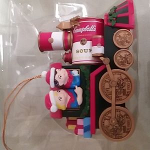 Limited Edition Campbells Kids train ornament